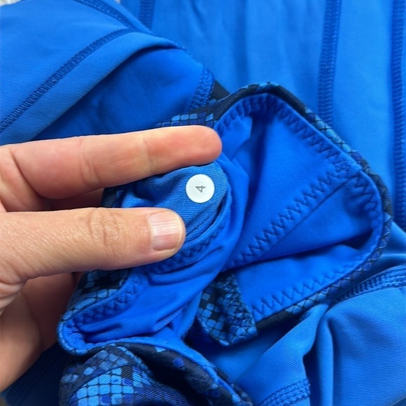 Lululemon All The Right Places Crop Pipe Dream Blue / Mini Ziggy Snake Pipe Drea - Picture 5 of 6